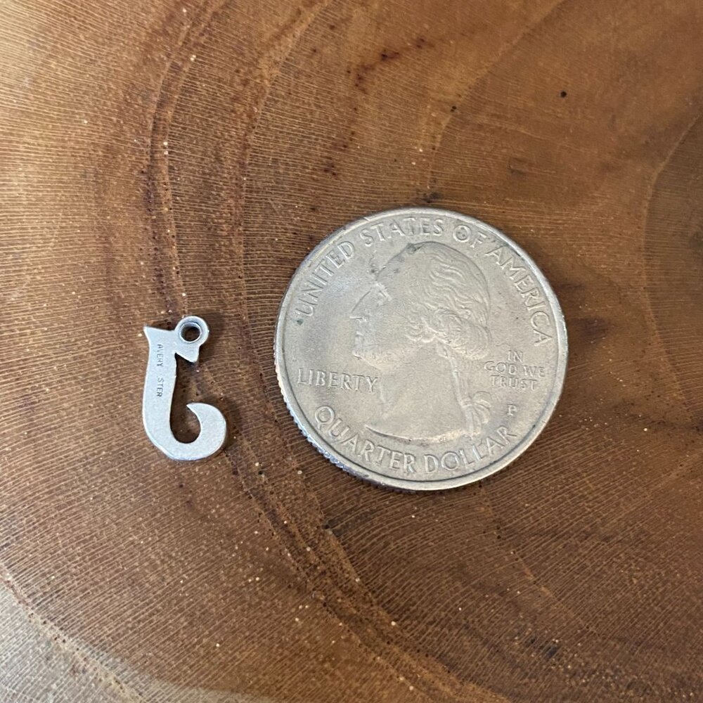 James Avery Script Initial "J" Charm, Sterling Si… - image 2